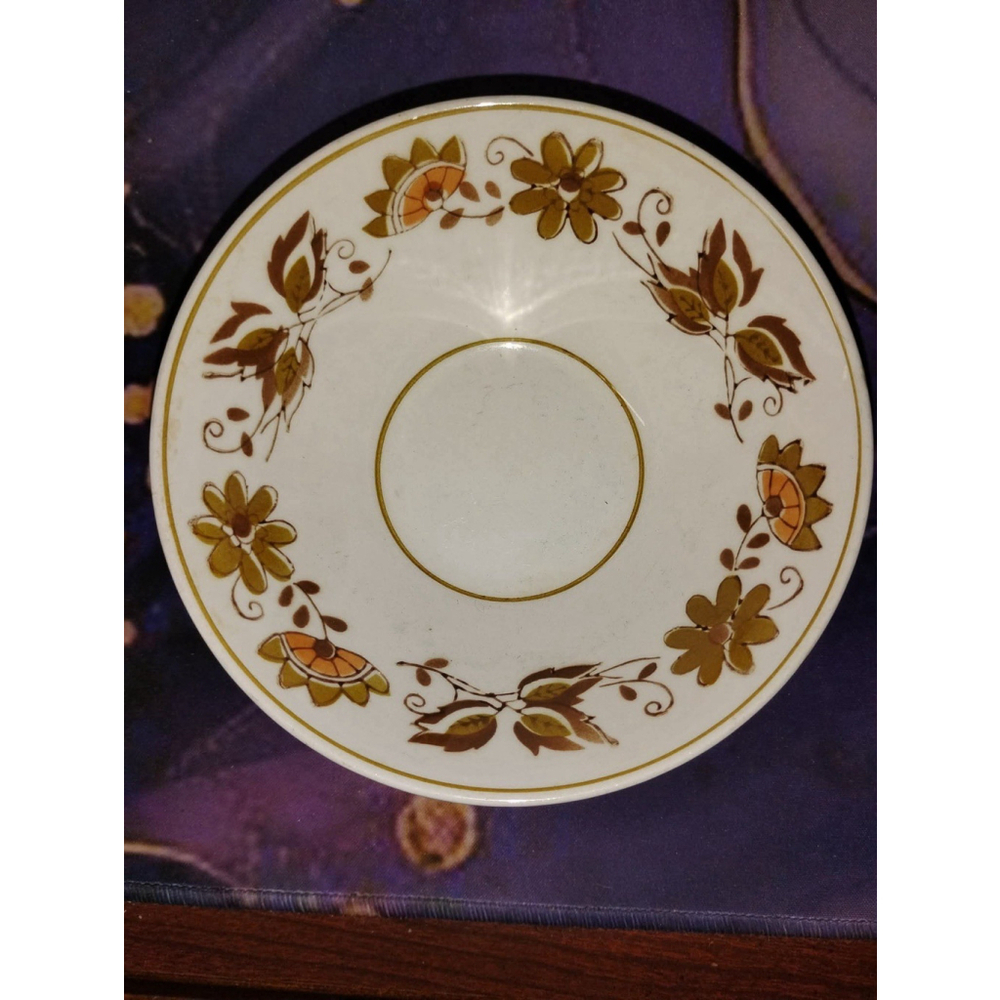 MCM Mikasa Cera Stone West Wood Pattern 3150-W Ceramic Bowl Japan